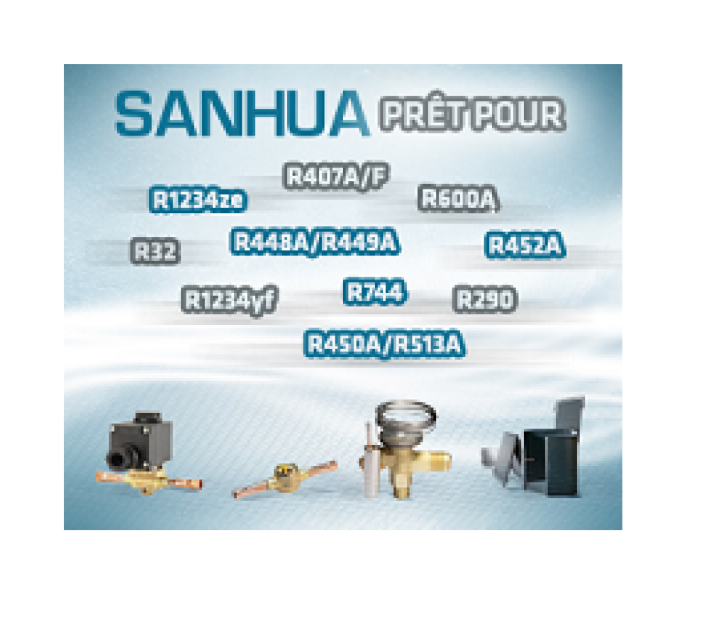 Sanhua relève le défi des nouveaux fluides frigorigènes à faible PRG