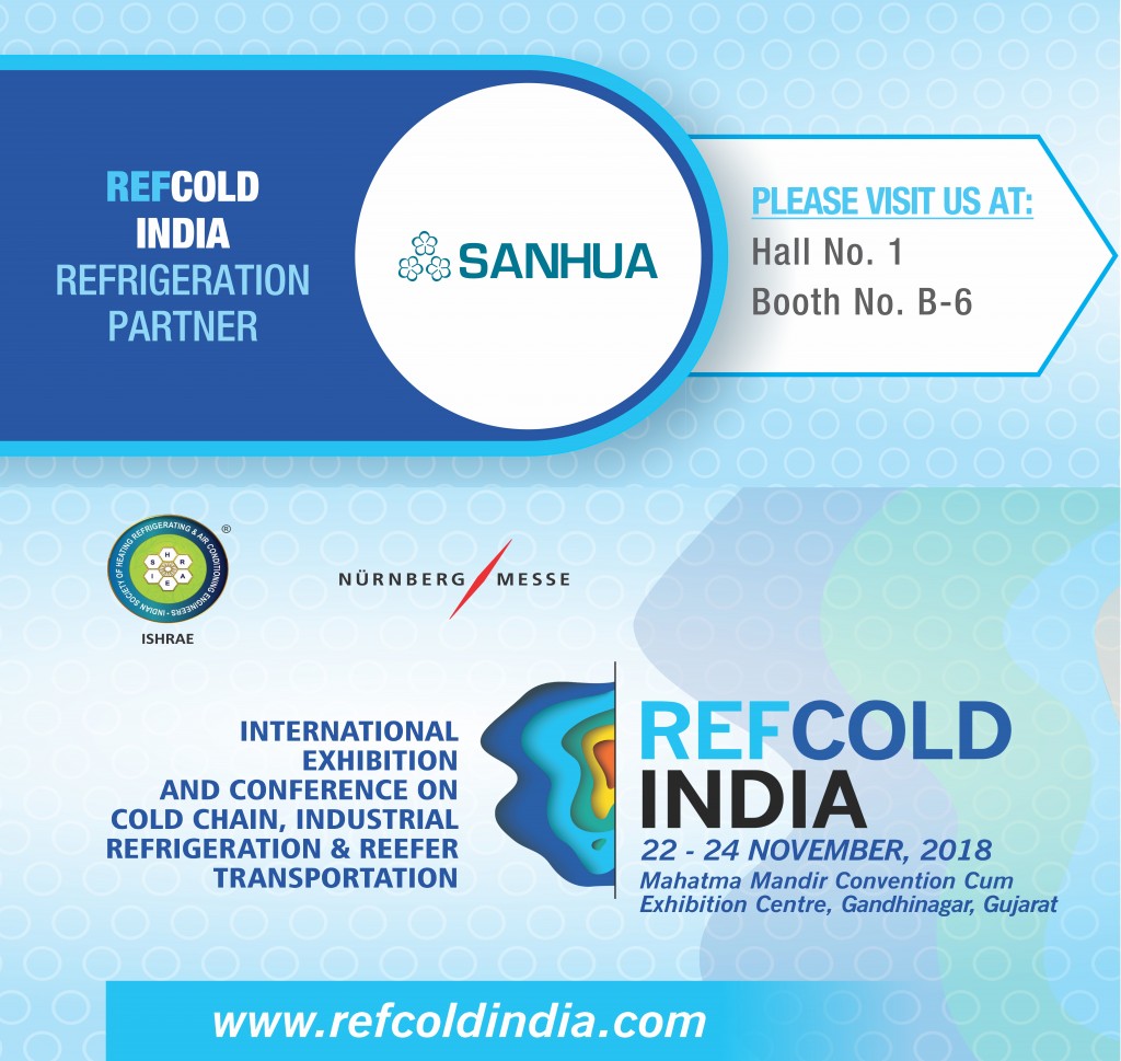 REFCOLD INDIA - Sanhua is the refrigeration partner